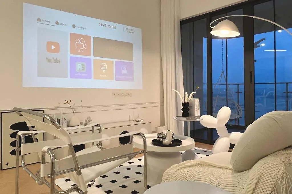 Apartment Dooga Ins-Dreamspace L37 Seaview Projector 1-6Pax Johor Bahru
